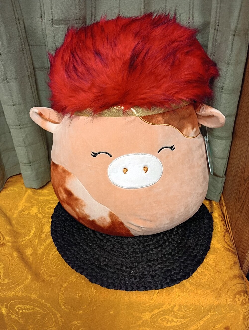 NWT Original Squishmallows Squish-Doo Squad Zinabell The Cow Size 14"